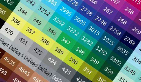 Pantone Colour Charts