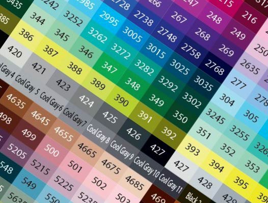 Pantone Ec Colour Chart