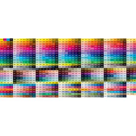 Cbcc Color Code Pantone CBC colour chart