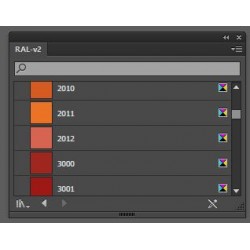 Swatch being used in Illustrator CC