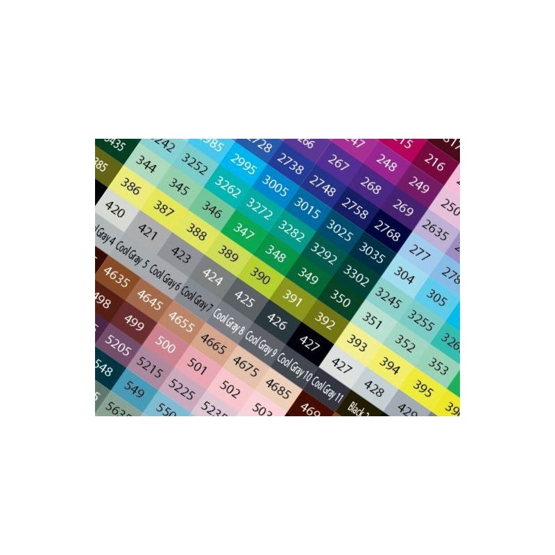 Pantone CBC colour chart