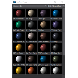 3M surface preset libary